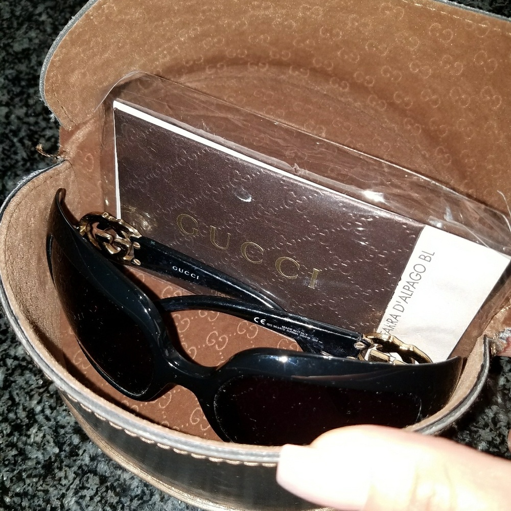 Gucci 3034/s Bamboo GG Black Sunglasses